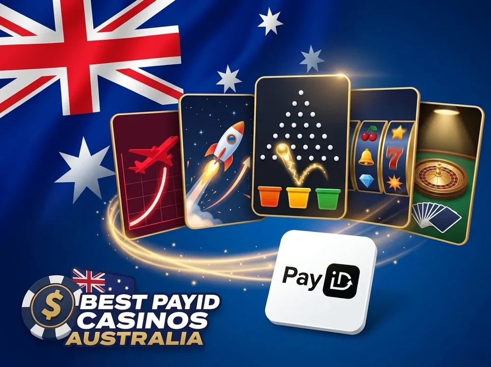 Pokies, live tables and crash games at PayID casinos